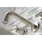 Kingston Brass KS8126CML Manhattan 2-Handle 8" Wall Mount Bathroom Faucet, Nickel KS8126CML - alternate 6